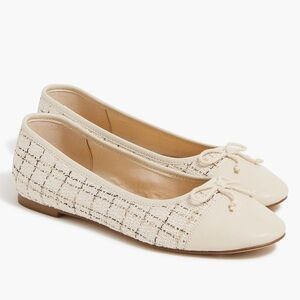 JCREW Tweed ballet flats